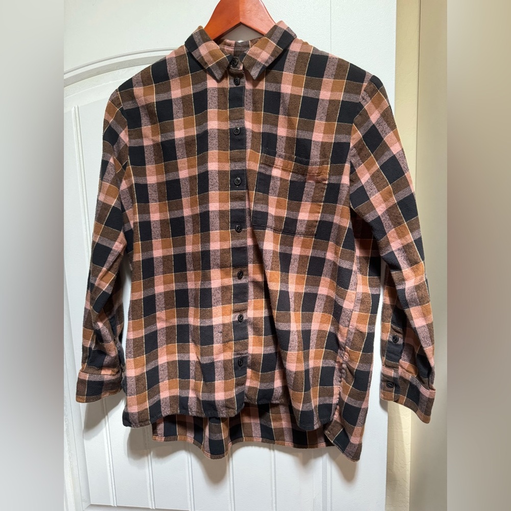 Madewell Flannel Oversized Ex-Boyfriend Shirt in Gideon Plaid